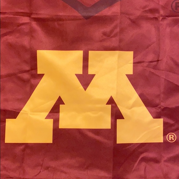 Drawstring University of Minnesota Red Laundry Bag - Picture 6 of 7